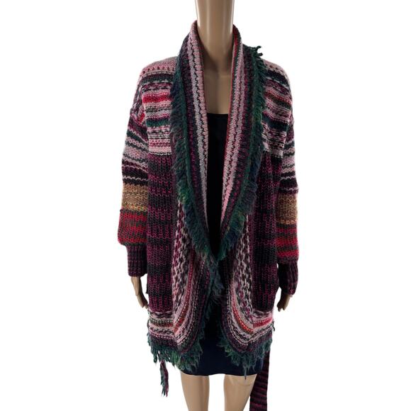 Free People Morgana Cardi Tie Waist Cardigan Sweater - Picture 5 of 11